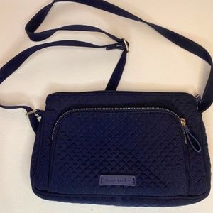 Vera Bradley RFID Blocking Microfiber Little Hipster Purse Crossbody Bag